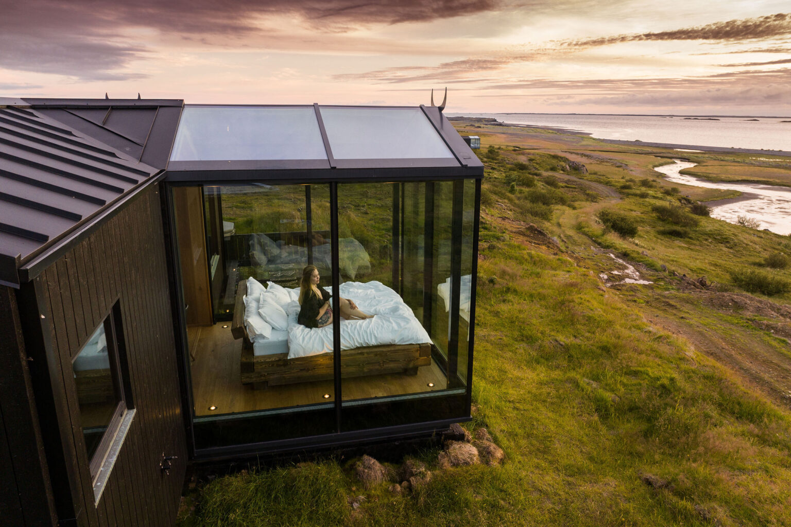 Photo Credit: Panoramic Glass Lodge, Iceland